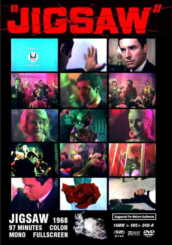 JIGSAW 1968 LSD PSYCHEDELIC FREAKOUT DVD-R!