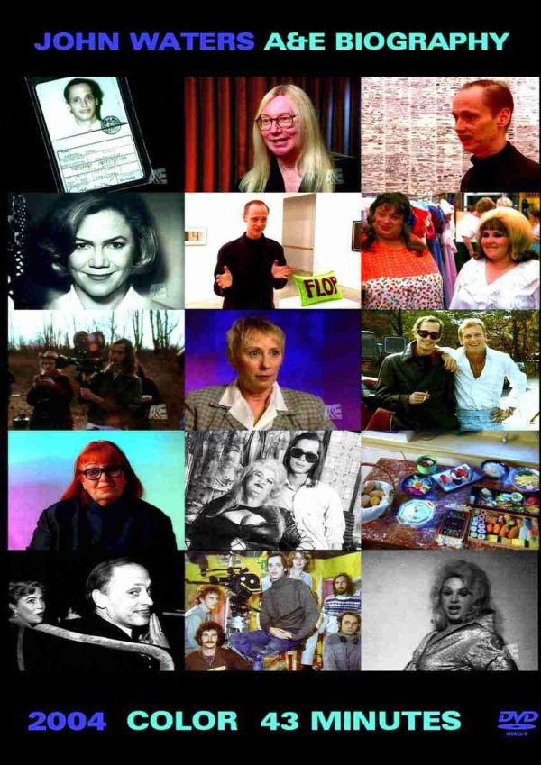 JOHN WATERS A&E BIOGRAPHY 2004 DREAMLAND MINK STOLE DIVINE PAT MORAN DENNIS DERMODY DVD-R!