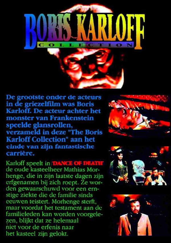 DANCE OF DEATH 1971 JACK HILL BORIS KARLOFF MEXICAN LATE NITE TV HORROR DVD-R!