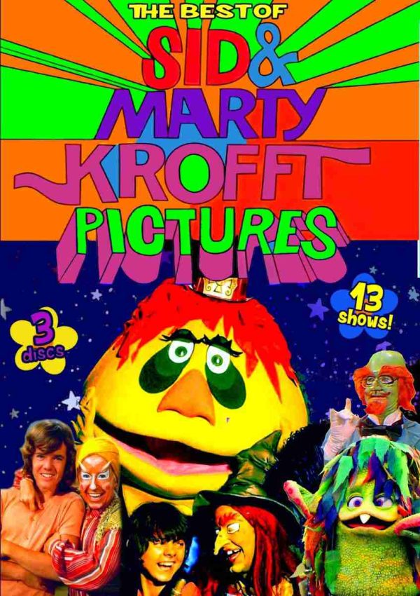 THE BEST OF SID & MARTY KROFFT PICTURES 1969-1971 LIDSVILLE PUFNSTUF & FRIENDS TRIBUTE DVD-R!