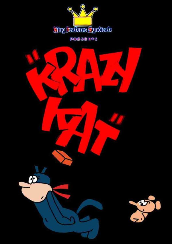 KRAZY KAT 1961-1963 KING FEATURES SYNDICATE SURREAL TV CARTOON 2 DISC SET DVD-R!