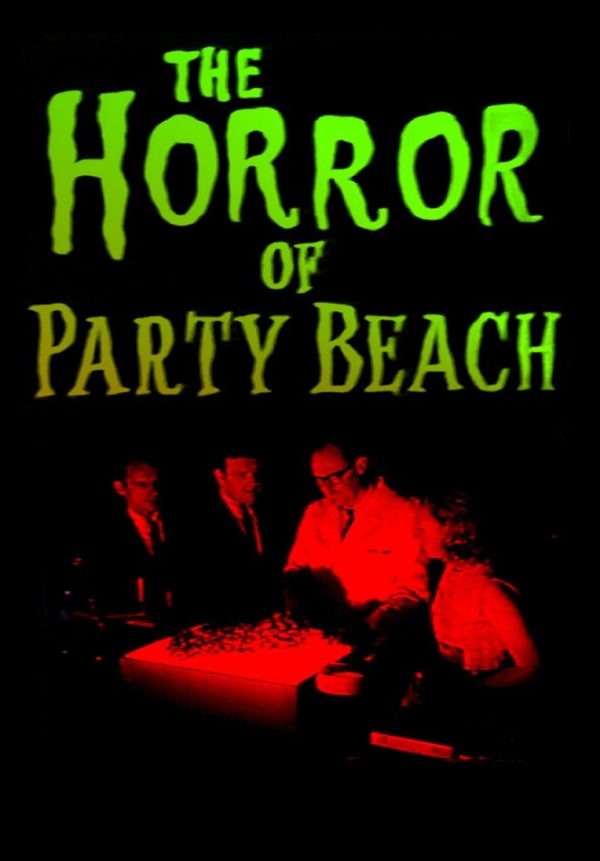 HORROR OF PARTY BEACH 1964 WEIRD ATOMIC BEASTS WHO LIVE OFF HUMAN BLOOD SPECIAL UNCUT TV VERSION VHS RESCUE DVD-R!