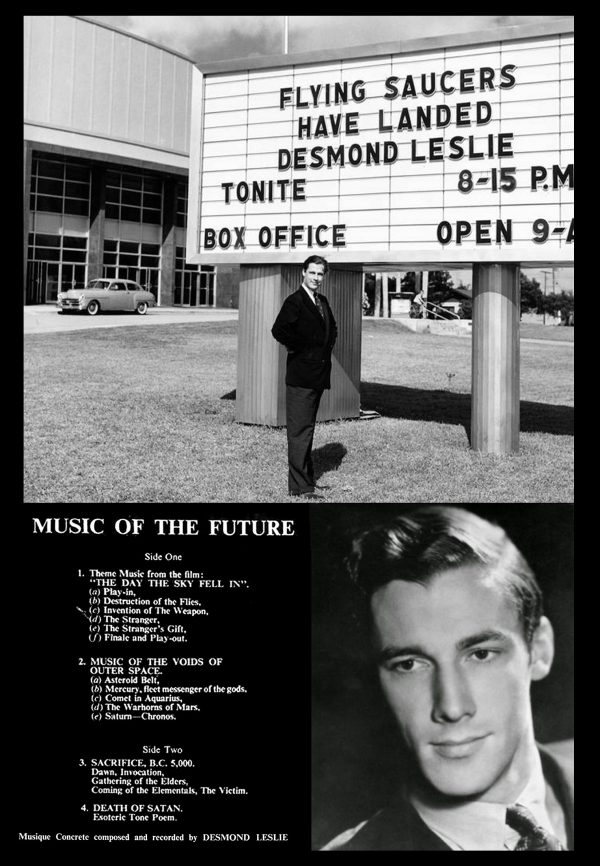 MUSIC OF THE FUTURE 1960 DREAMY DESMOND LESLIE WILD MUSIC CONCRET FROM OUTER SPACE CD-R!